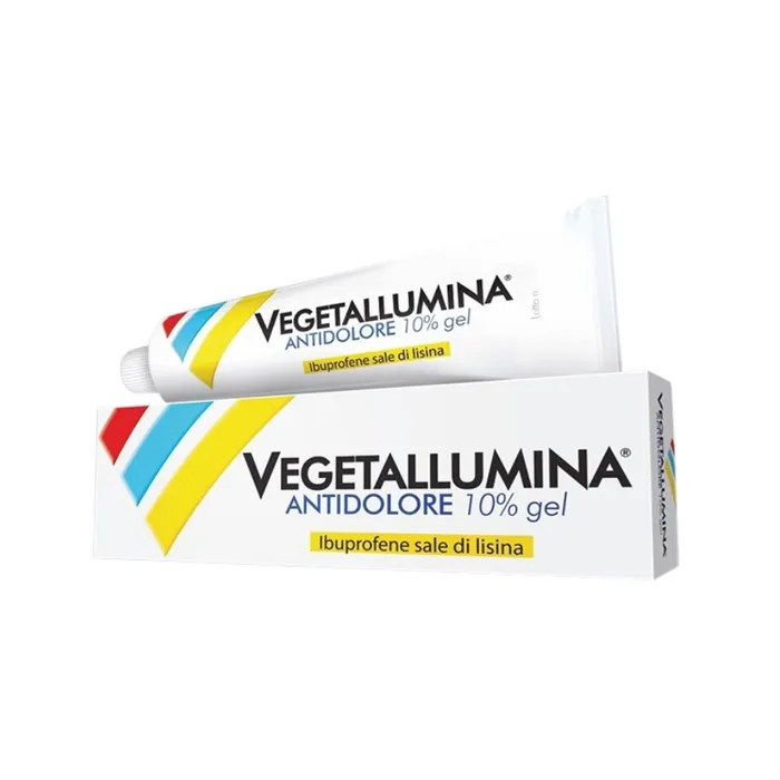 VEGETALLUMINA ANTIDOLORE GEL 120 - IBUPROFENE SALE DI LISINA - G10%